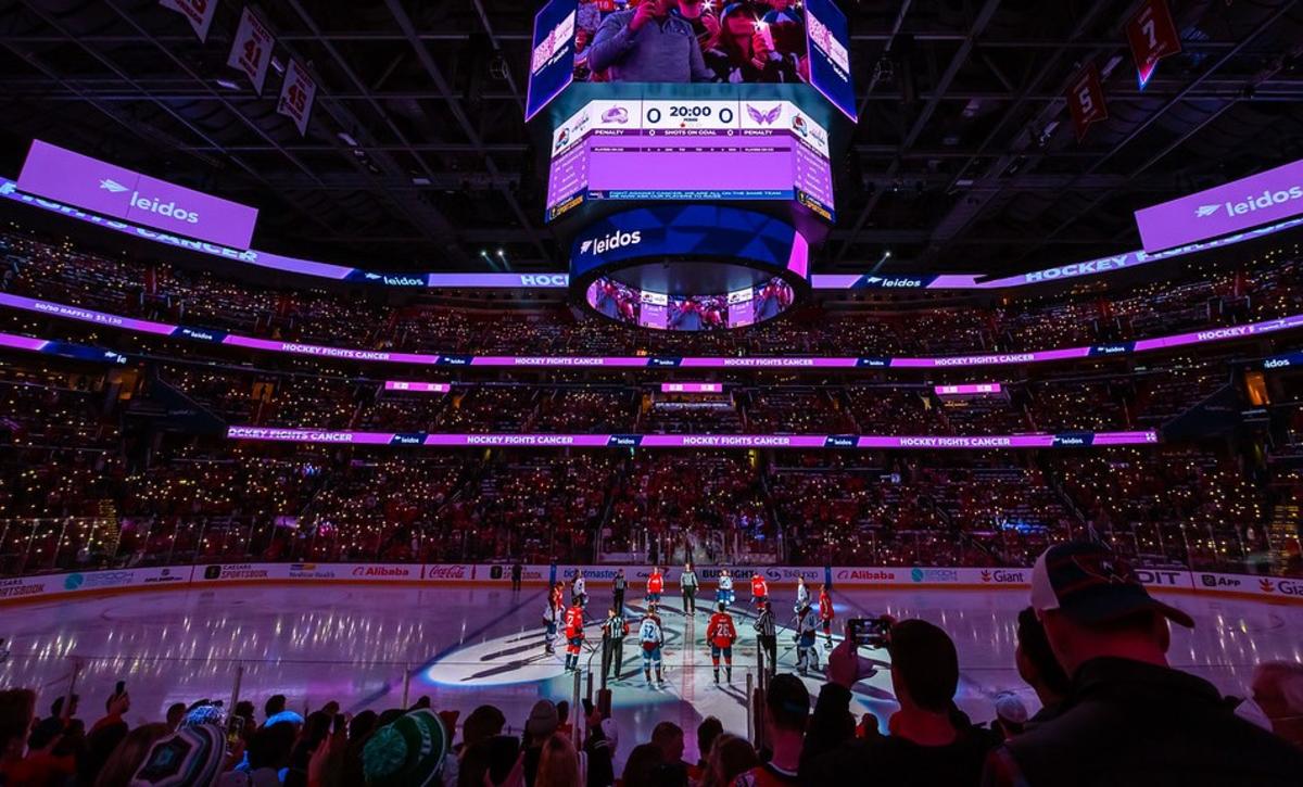 Capitals Hockey Fights Cancer Night Supported by Leidos to Feature