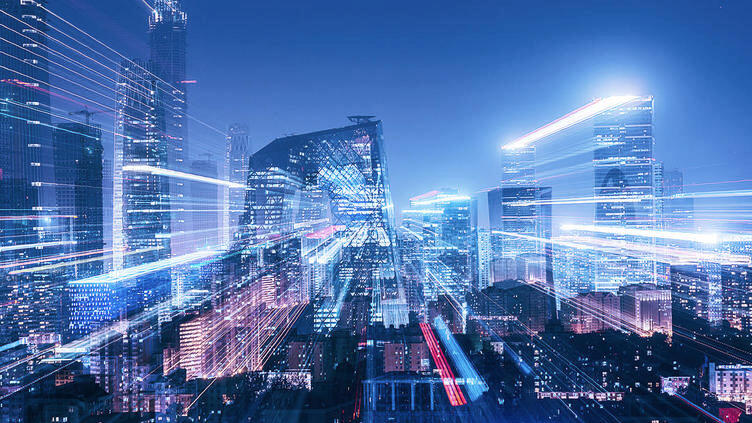 a rendered image of a city