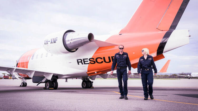 AMSA Search and Rescue aircraft and crew