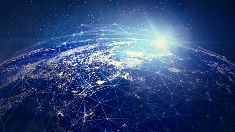 A network of connections across the globe