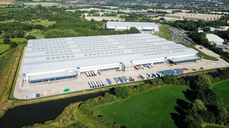 Aerial shot of the Defence Fulfilment Centre.