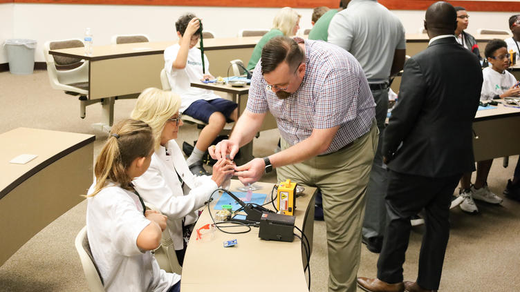 Dr. Jill Biden visit to Augusta Tech Cougar Manufacturing Camp