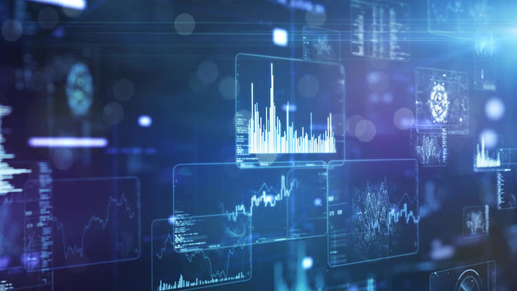 abstract image of technology components