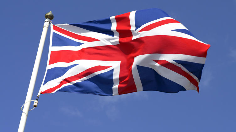 UK union jack flag