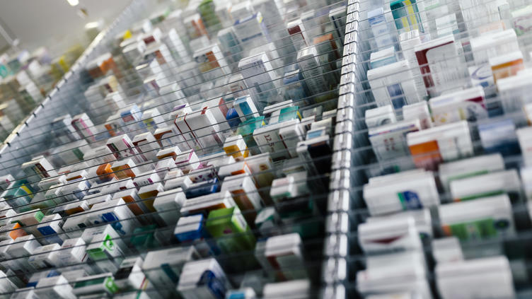 UK selection of prescription medicine