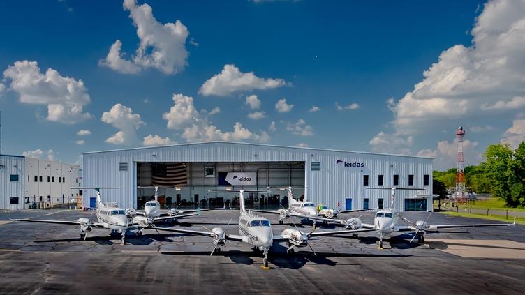 Planes in Leidos Manassas Hangar