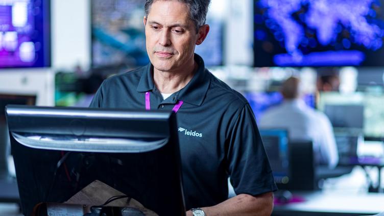 man at computer