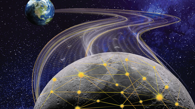 Planet Earth from the Moon